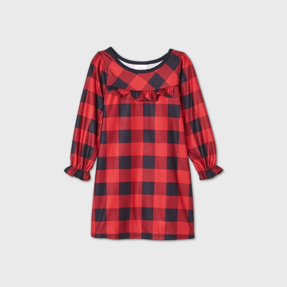 Wondershop Buffalo Check Flannel Pajama Nightgown